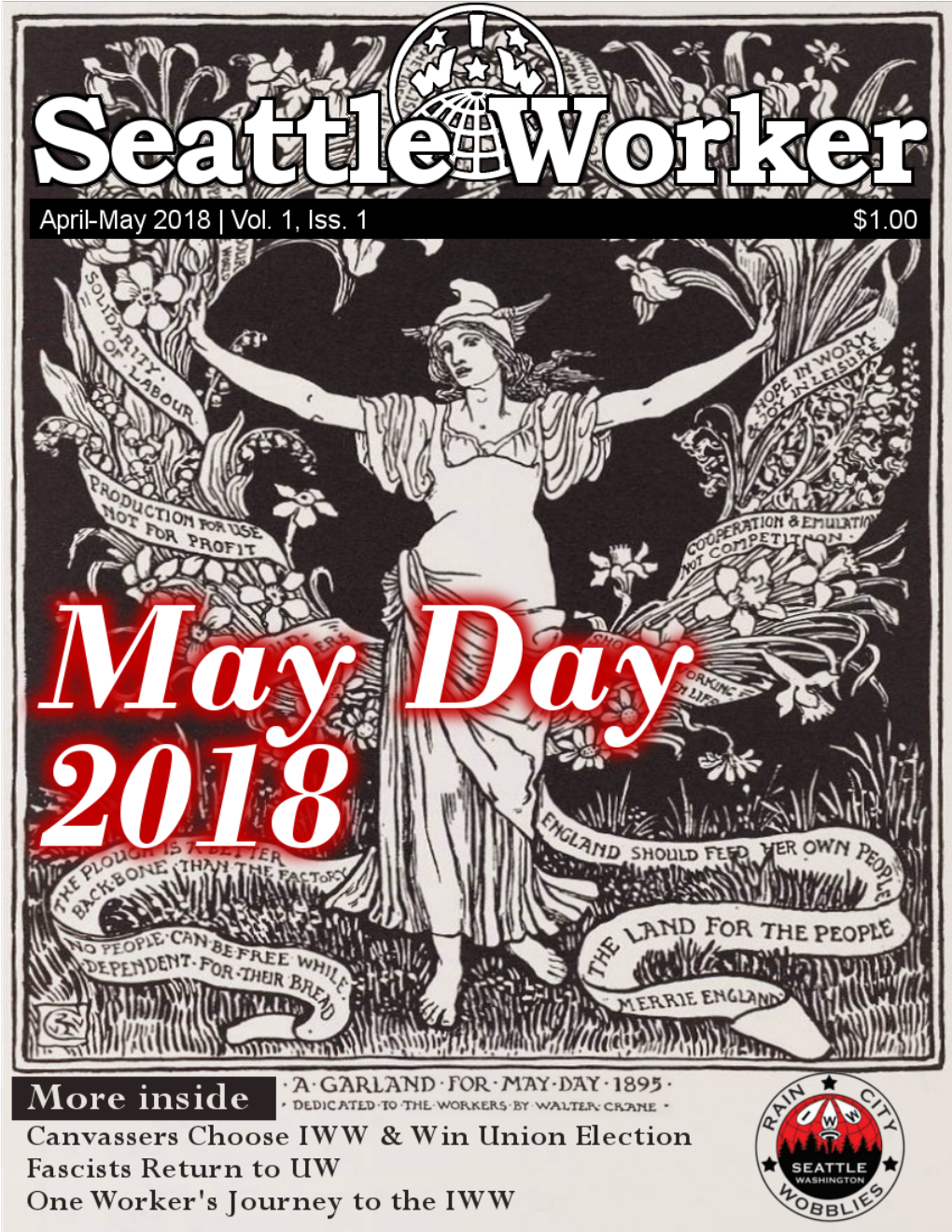 Seattle Worker first issue for May Day 2018!